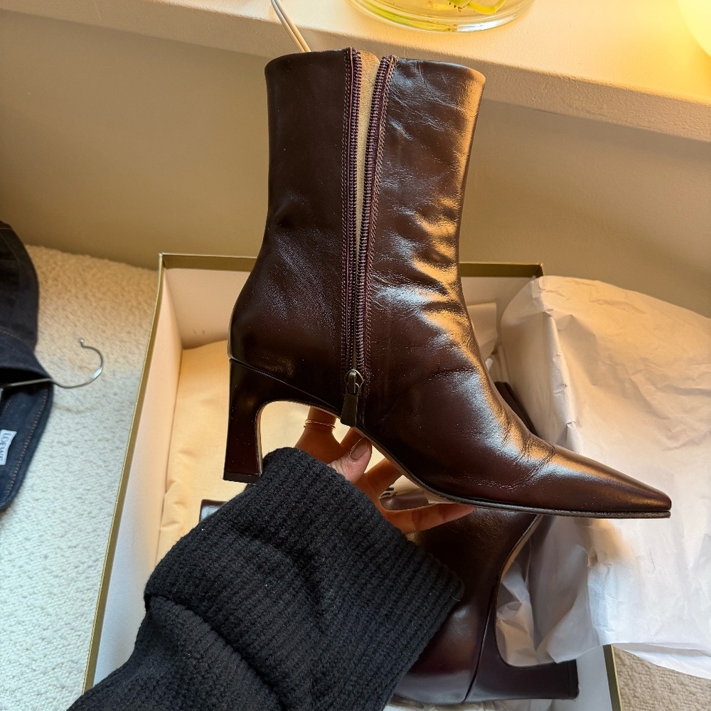 Bobbies Paris Emilie Boot (Burgundy) (size 38) - Picture 8 of 9